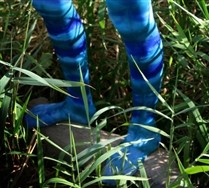 Nylon/Lycra Splash Colors Tights and Hosiery