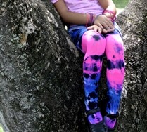 Colored Splash Color Tights