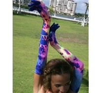 Colorful Splash Color Shoulder Gloves