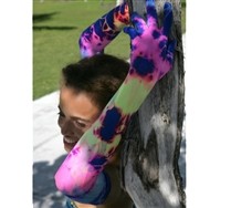 Splash Color Shoulder Gloves