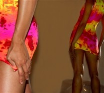 Colorful Splash Color Tube Dress