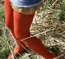 Colorful Solid Color Thigh Highs