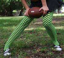 Zig Zag Checkerboard Tights