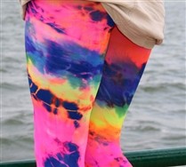 Nylon/Lycra MicroFiber Splash Colors Tights and Hosiery