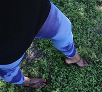 Colored Splash Plus Sized Nylon/Lycra Footless Tights