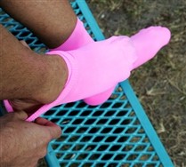 Solid Color Nylon Socks and Hosiery