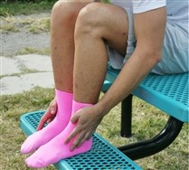 Colorful Solid Color Nylon Socks