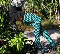 Checkerboard Thigh Highs