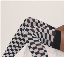 Colorful Checkerboard Thigh Highs