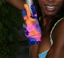 Splash Color Nylon Gloves