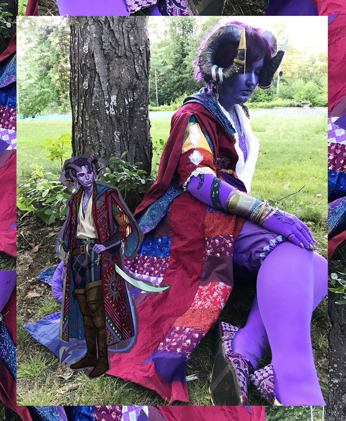 Becoming Mollymauk: Painting Bodysuits And Arm Socks - We Love Colors