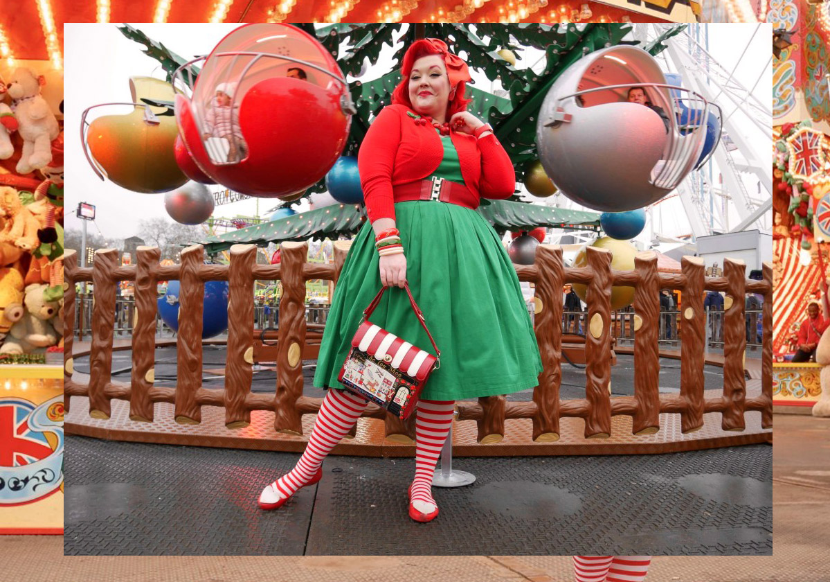 Plus Size Leggings, Elf Christmas Leggings for Women, Red Green Stripe