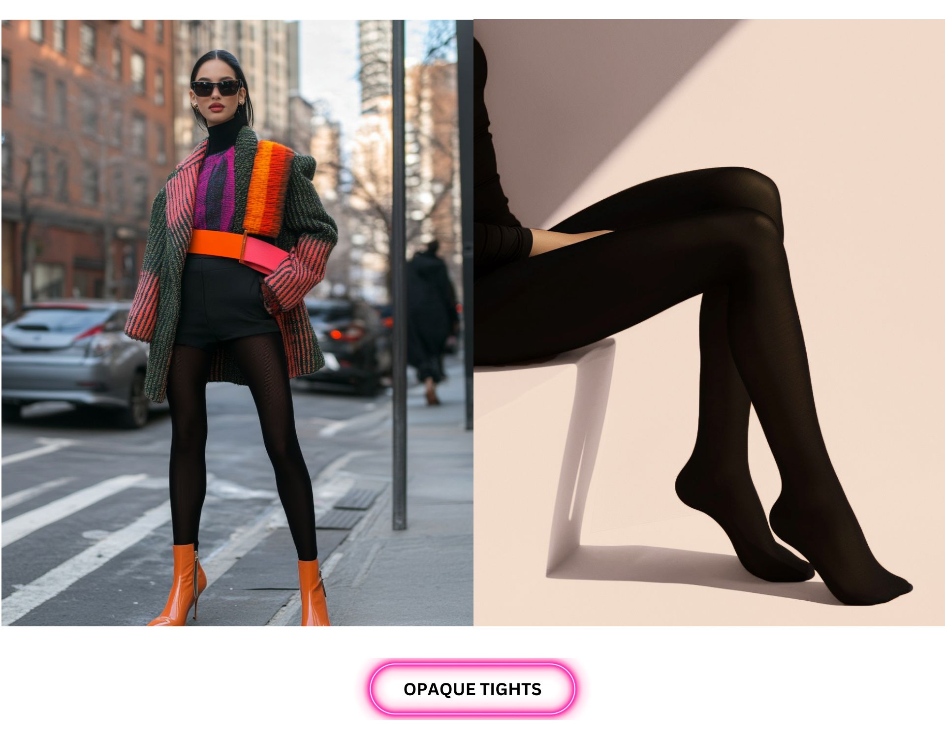 Black Opaque Tights Your Secret Weapon For Any Outfit