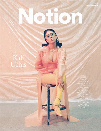 Kali Uchis Notion Magazine Cover