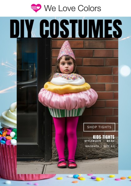 Kids Tights Cupcake Costume