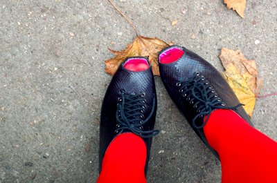 Scarlet Red Tights