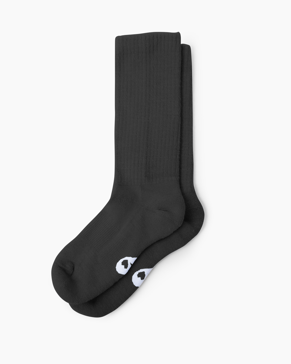 Charcoal Mid Calf Wool Socks Style# 1554 | We Love Colors