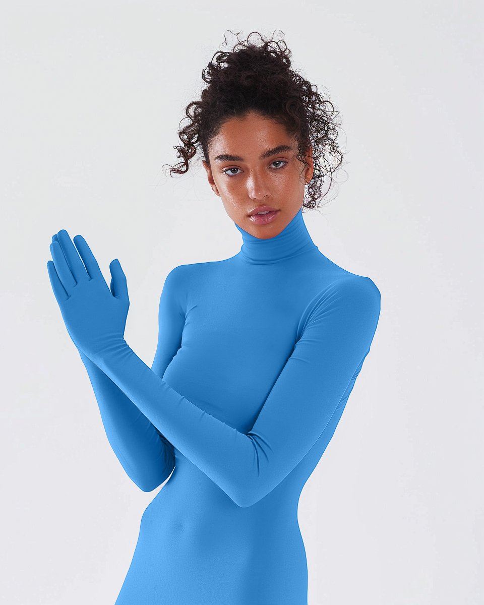 Medium Blue Second Skin Armsocks Shirt Style# 5012 | We Love Colors