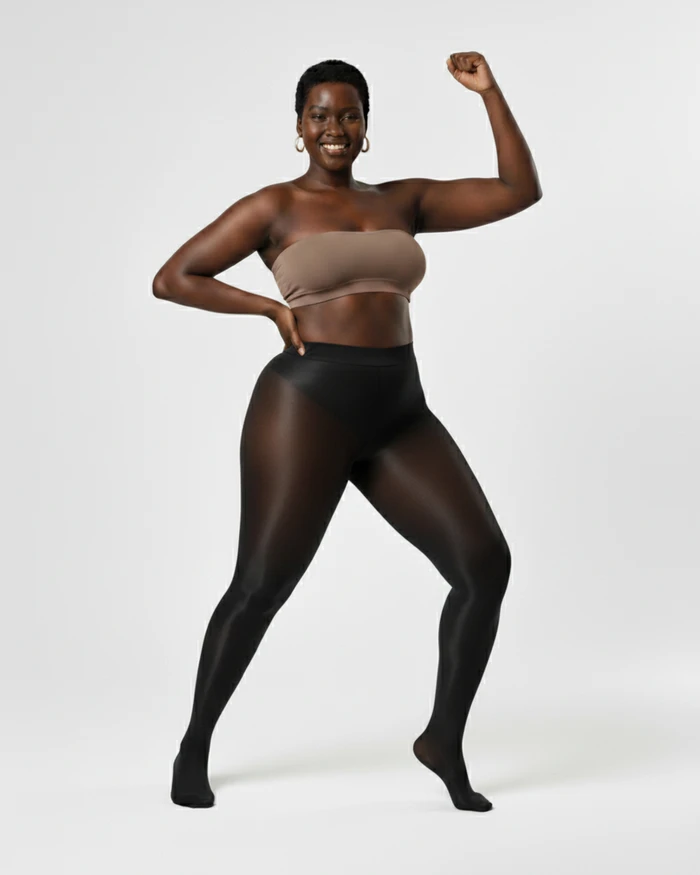 Black 1003 Sheer Oily Glossy Tights Black3 Nodefines.Webp