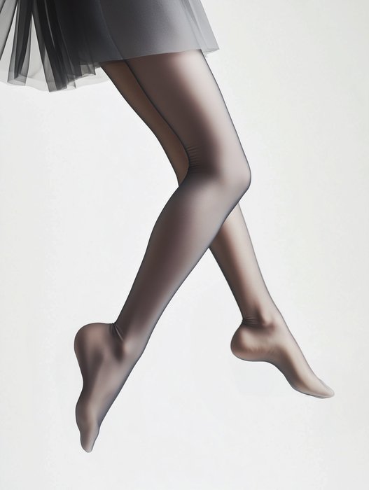 1004 Charcoal Sheer Pantyhose Stockings Tights