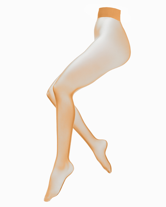 1004 Light Orange Sheer Pantyhose Stockings Tights