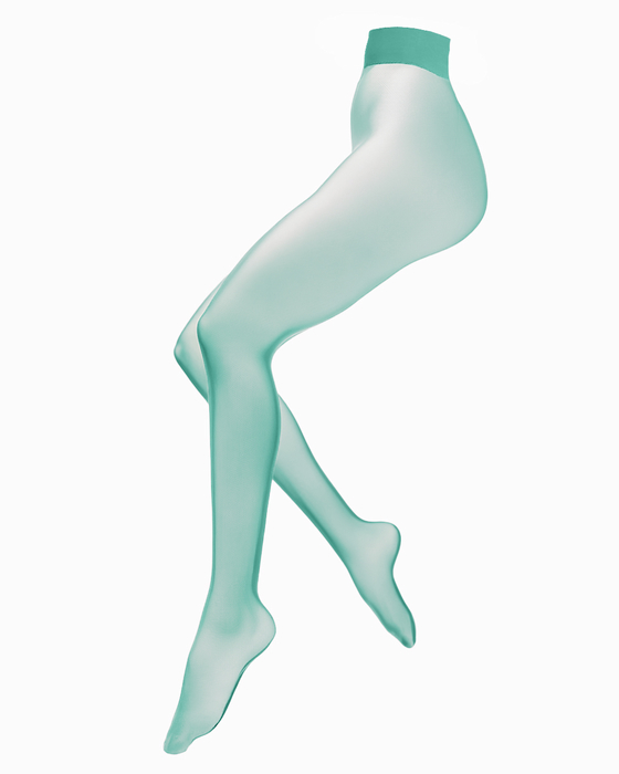 1004 Pastel Mint Sheer Pantyhose Stockings Tights