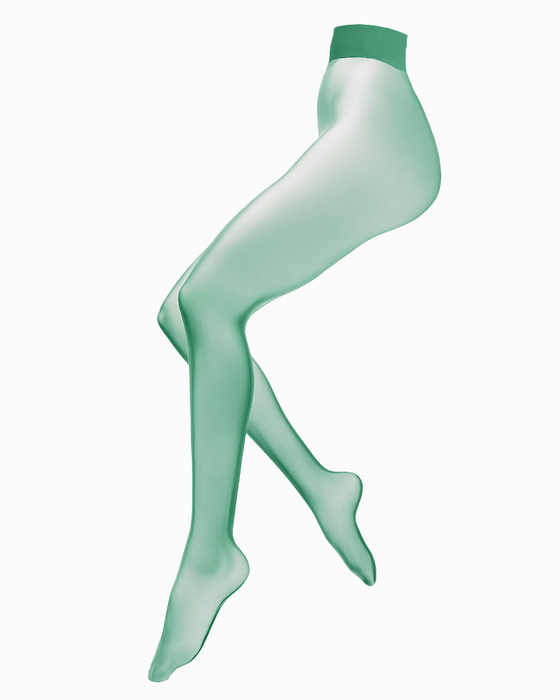 1004 Scout Green Sheer Pantyhose Stockings Tights