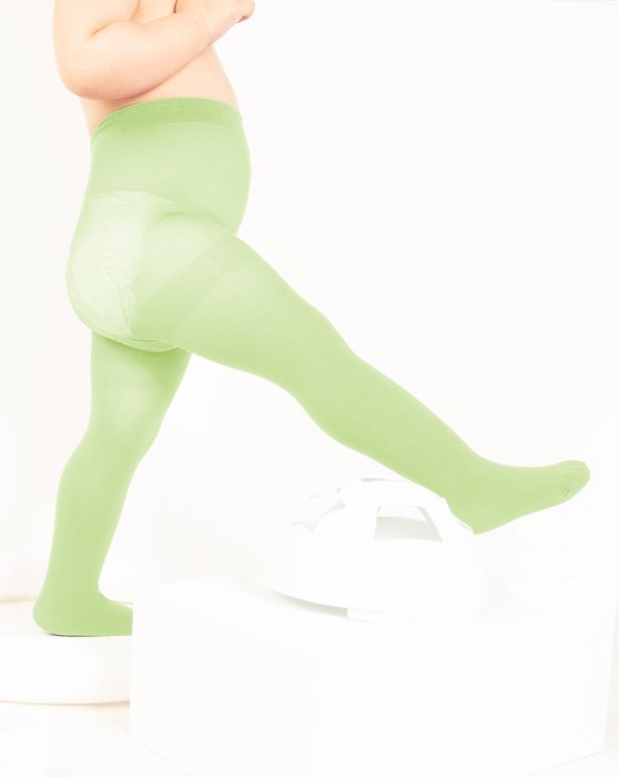 Mint Green Nylon/Lycra Tights Style# 1008 | We Love Colors