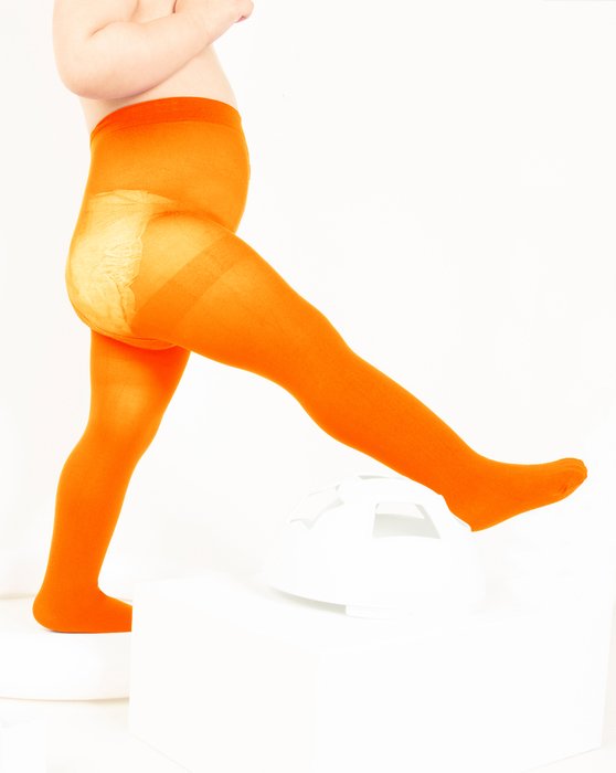 Neon Orange Nylon/Lycra Tights Style# 1008 | We Love Colors