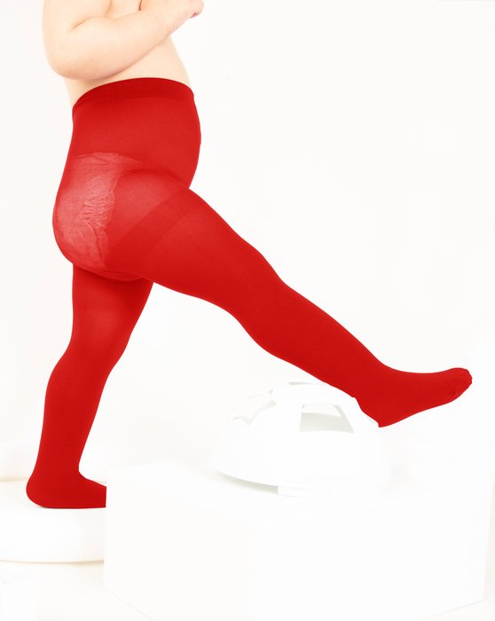 Scarlet Red Nylon/Lycra Tights Style# 1008 | We Love Colors