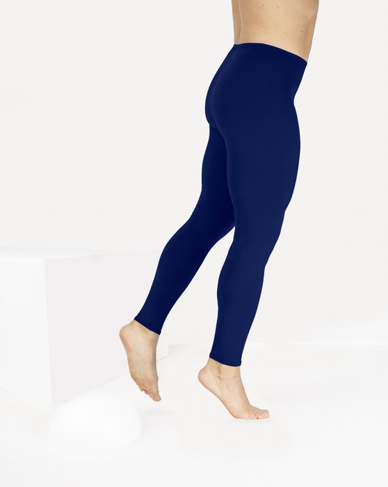 Navy Footless Performance Tights Leggings Style# 1047