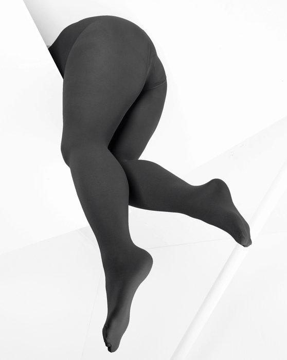 1053 W Charcoal Color Opaque Womens Microfiber Tights
