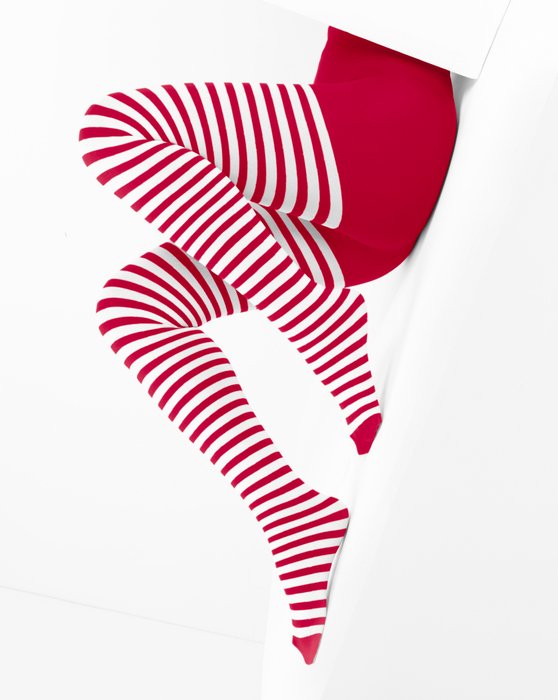 Red/White Stripe Leggings