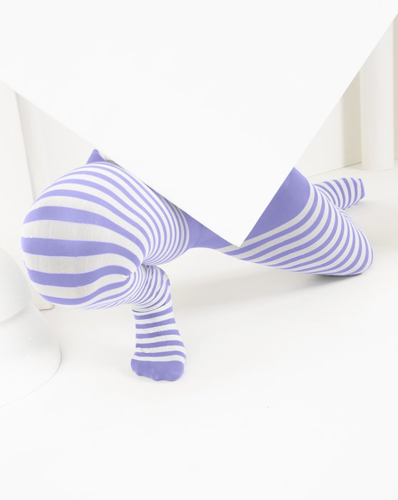 Lilac Kids White Striped Tights Style# 1273 | We Love Colors