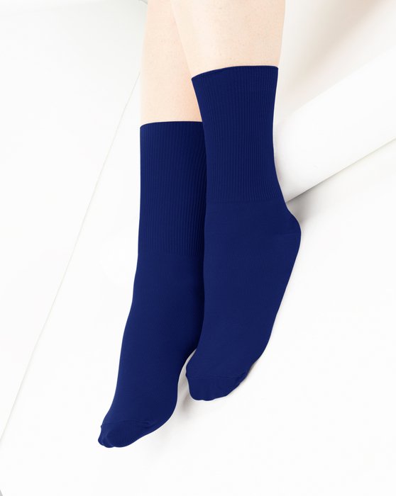 Navy Nylon Socks Style# 1551 | We Love Colors