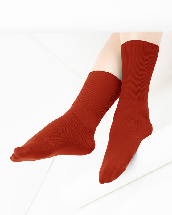 Rust Nylon Socks Style# 1551 | We Love Colors