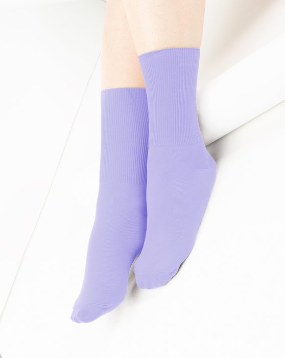 Lilac Nylon Socks Style# 1551 | We Love Colors