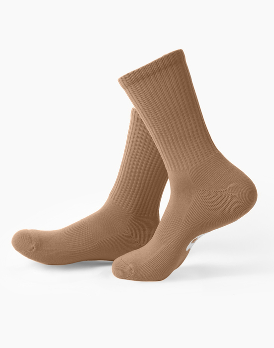 Kids Caramel Sport Crew Socks Style# 1552 | We Love Colors