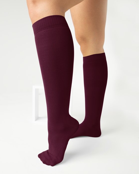 Maroon Womens Sports Socks Style# 1559 