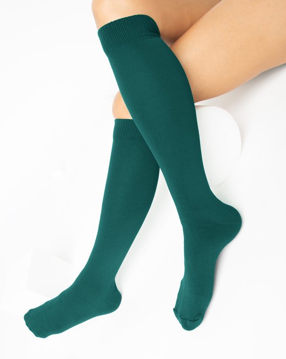 Spruce Green Sports Socks Style# 1559 | We Love Colors