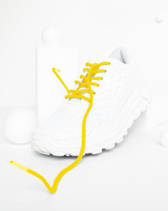 Yellow Round Shoelaces Style# 3001 | We 