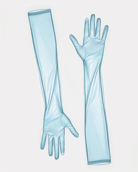 3207 Sheer Gloves Aqua