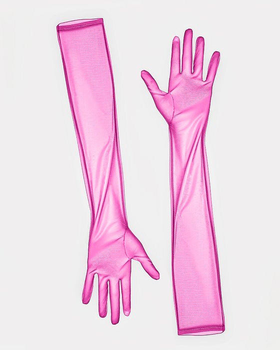 3207 Sheer Gloves Fuchsia