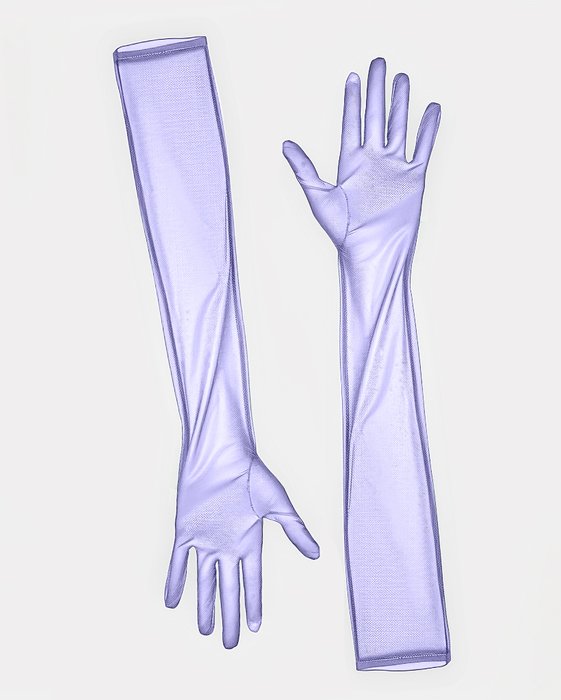 3207 Sheer Gloves Lilac