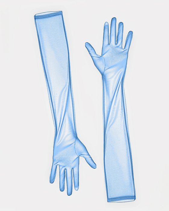 3207 Sheer Gloves Sky Blue