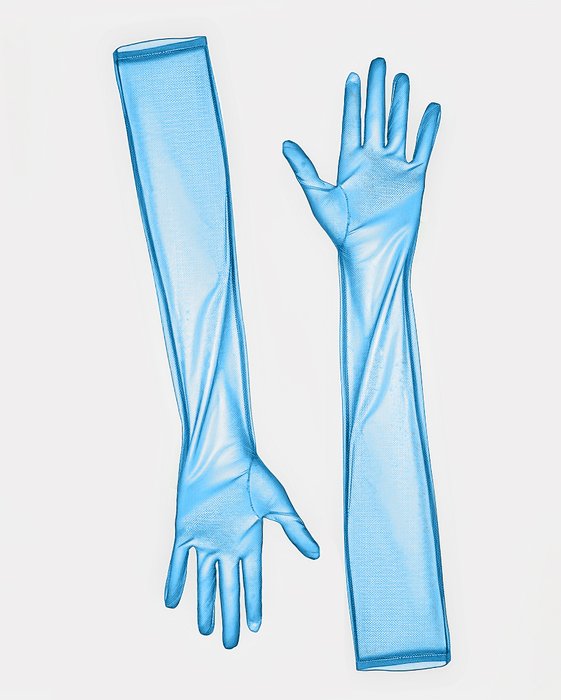 3207 Sheer Gloves Turquoise