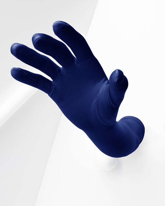 3407 Navy Long Opera Gloves