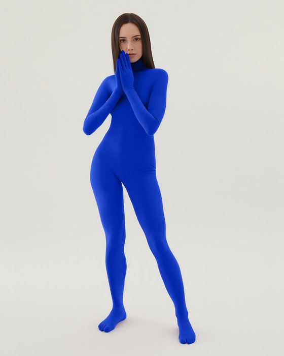 5010 W Royal Second Skin Catsuit