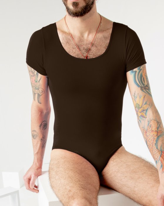 mens tan bodysuit