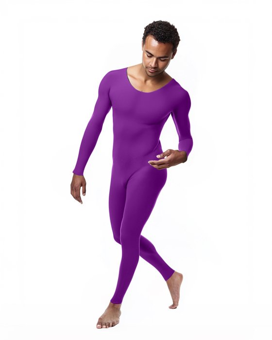 5014 M Amethyst Seamless Catsuit Bodystocking